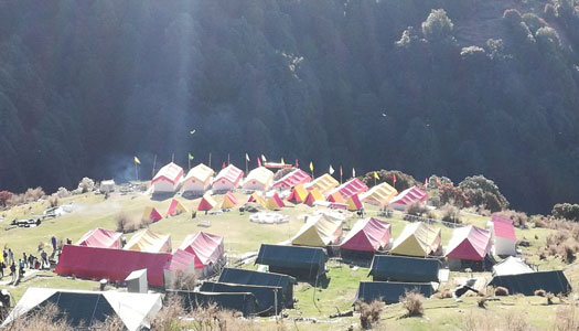 best camp for camping and paragliding in billing